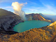 Kawah Ijen, volcanic lake in East Java, Indonesia