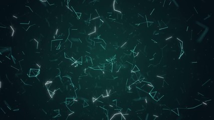 Wall Mural - geometrical technology futuristic abstract and science color background.