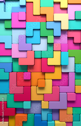 3d-abstrakcyjne-tlo-z-wielokolorowych-ksztaltow-w-stylu-tetris