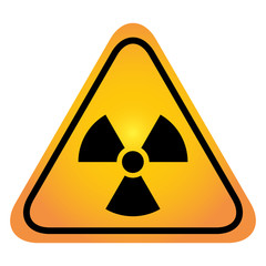 Sticker - radioactive sign