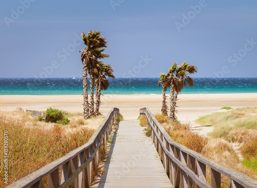 Fotomural beach of Tarifa, Andalusia, Spain,