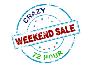 Sticker - Crazy weekend sale