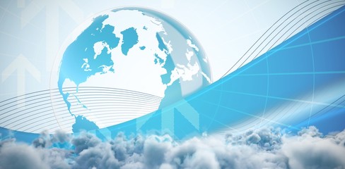 Poster - Composite image of view of cloudscape 
