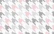 Pattern texture repeating seamless. Gray. Pink. White. Abstract fashion background. French cage. Geometric pattern. Vector Illustration. Beautiful pattern for fabric or wallpaper. Vector pattern