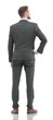 © ASDF - Business man in suit  from the back - looking at something over