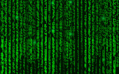 binary code background abstract