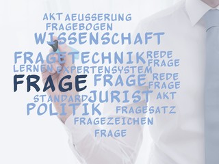 Wall Mural - Frage