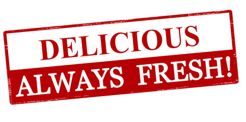 Canvas Print - Delicious always fresh