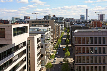 Wall Mural - HafenCity district in Hamburg in Germany