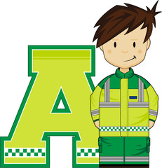 Poster - A is for Ambulance Man