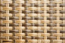 Weave Plastic Wicker Pattern Background
