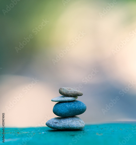 stone tower. zen stones Fototapet