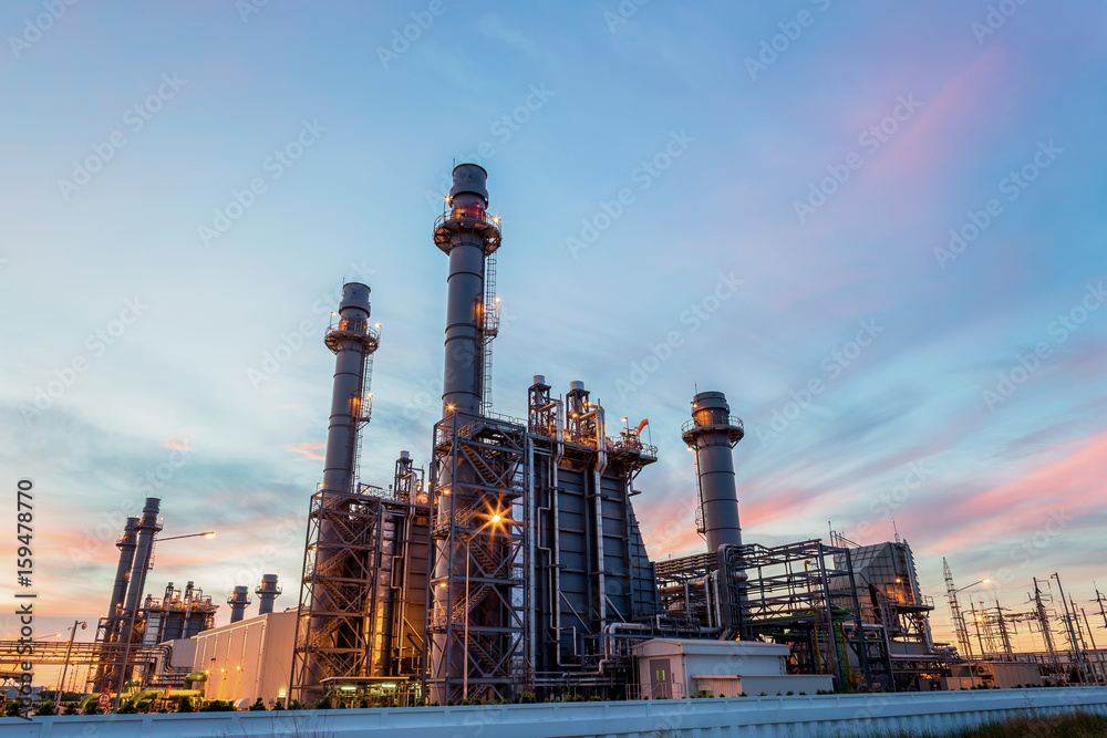 Refinery plant of a petrochemical industry at night Stock Photo | Adobe ...