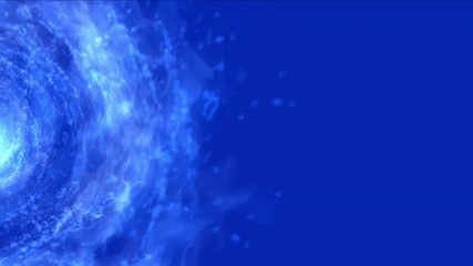 Wall Mural - 4k Abstract energy vortex universe tunnel fireworks particle hole eddy travel background.