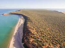 Aerial View Of Francois Peron National Park. Wester Australia. Cape Peron