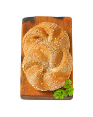 Canvas Print - whole wheat buns