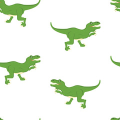 Canvas Print - Dinosaur seamless pattern