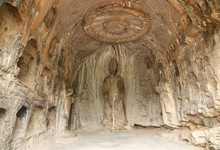 Lotus Cave Of Longmen Grottoes