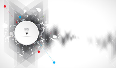 abstract internet computer technology business solution for presentation concept