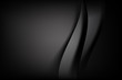 Abstract background dark and black carbon fiber with curve and layered overlap element vector illustration