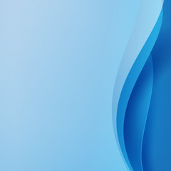 Poster - abstract blue background dark curve layered and overlap vector illustration eps10 004