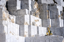 Marble Quarry In Carrara. Italy