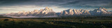 Fototapeta Góry - Morning at the Grand Tetons