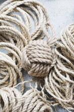 Overhead View Of Rope