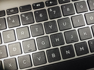 computer keyboard closeup