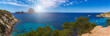 Es Vedra Felsen Panorama - Ibiza -Spanien