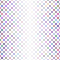 Poster - colorful star background - vector illustration