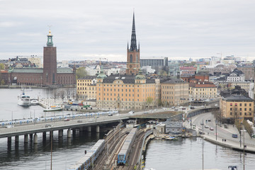 Wall Mural - Cityscape of Stockholm; Sweden