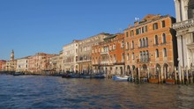 Grand Canal And Cityscape In Venice, Italy