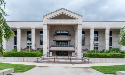 Wall Mural - The Nevada Supreme Court building in Carson City