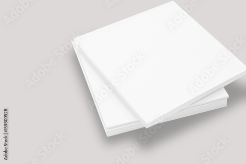 White Sticky Note Pad Isolated On White Background Stock Photo Adobe Stock