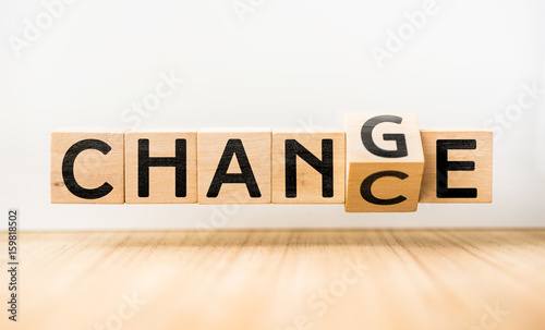 "CHANGE" & "CHANCE" concept Poster Mural XXL