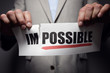 Tearing the word impossible to make possibe motivation