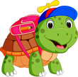 © hermandesign2015 - Cute turtle go to school
