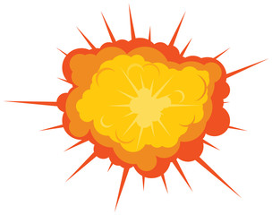 Explosion vector image