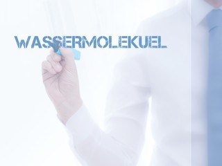 Sticker - Wassermolekül