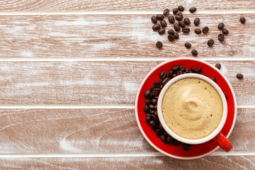 Coffee cup background