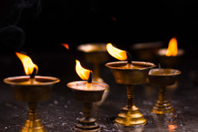 Lighting A Lamp For Peace, Monkey Temple Nepal, Monkey Temple Kathmandu, Buddhist Tradition, Buddhist Culture