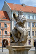 Fountain with the Neptune in Gliwice, Poland