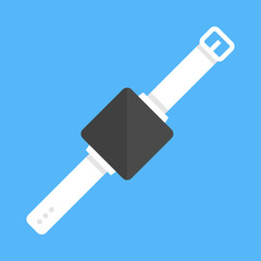 Poster - Vector smartwatch. Modern flat design smart watch concept. Vector illustration