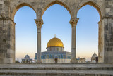 Fototapeta Big Ben - Dome of the Rock in Jerusalem
