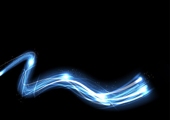 Poster - vector background abstract technology communication data Science