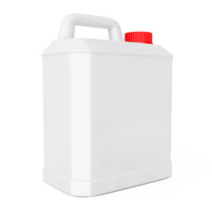 Aufkleber - White Plastic Blank Container. 3d Rendering