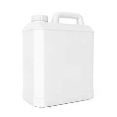 Aufkleber - White Plastic Blank Container. 3d Rendering
