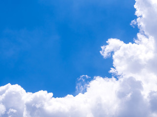 Clouds in the blue sky