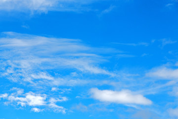 view of the cloudy fluffy sky like paradise